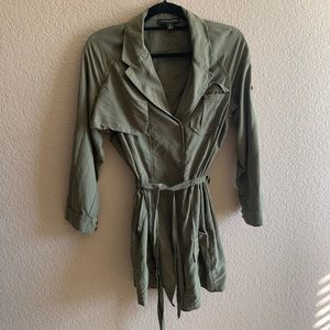 Trench like dress super soft material